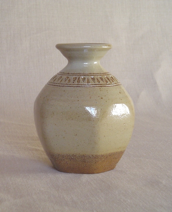 Tall medium, salt glaze vase 2 - Click Image to Close